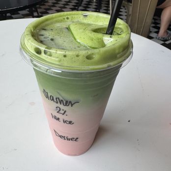 Coffinated Coffee - Slasher Matcha Strawberry 24oz - Coffee & Tea Near Me - La Puente, California