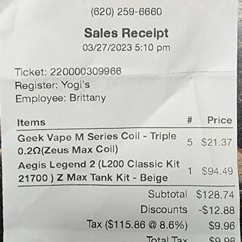 Yogi's Vape Lounge - Vape Shops Near Me - Hutchinson, Kansas Yogi's Vape Lounge - Vape Shops Near Me - Hutchinson, Kansas