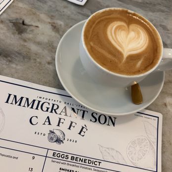 Immigrant Son Caffe - Cappuccino - Breakfast & Brunch Near Me - Oxnard, California