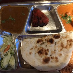 Non vegetarian thali (chicken). perfect for one! Non vegetarian thali (chicken). perfect for one!
