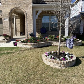 RTS Landscape and Construction - stone border - Masonry/Concrete Near Me