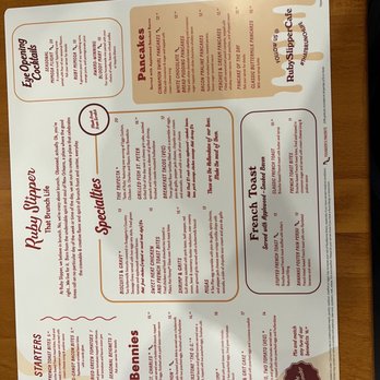 Ruby Slipper Destin - Menu - Breakfast & Brunch Near Me - Destin, Florida