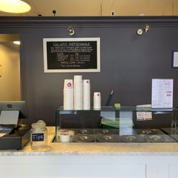 the counter area