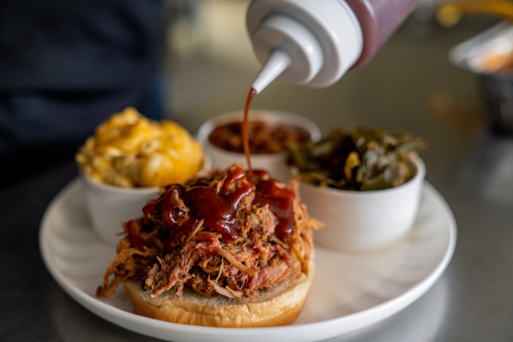 Food from Sweets & Meats BBQ Catering