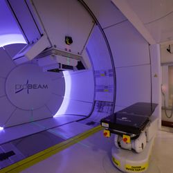 Maryland Proton Treatment Center - Treatment room at the Maryland Proton Treatment Center