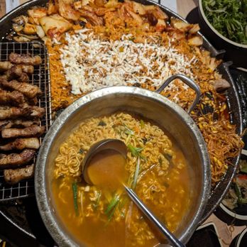 Pigya - Ramen and fried rice at the end of the meal - Korean Near Me - Los Angeles, California