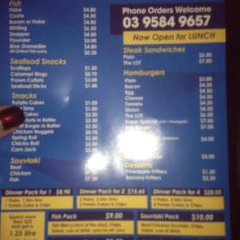 Cheltenham Fish & Chip Shop - Menu - Fast Food Near Me - Cheltenham, VIC Cheltenham Fish & Chip Shop - Menu - Fast Food Near Me - Cheltenham, VIC