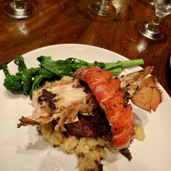 Tuscan Kitchen Salem - Filet mignon and lobster tale with mashed and broccoli rabe- phenomenal - Italian Near Me - Salem, New Hampshire Tuscan Kitchen Salem - Filet mignon and lobster tale with mashed and broccoli rabe- phenomenal - Italian Near Me - Salem, New Hampshire