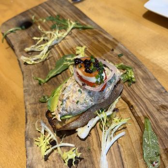 The 9th Door Capitol Hill - Tapas special - Salmon Avocado Toast - Spanish Near Me - Denver, Colorado
