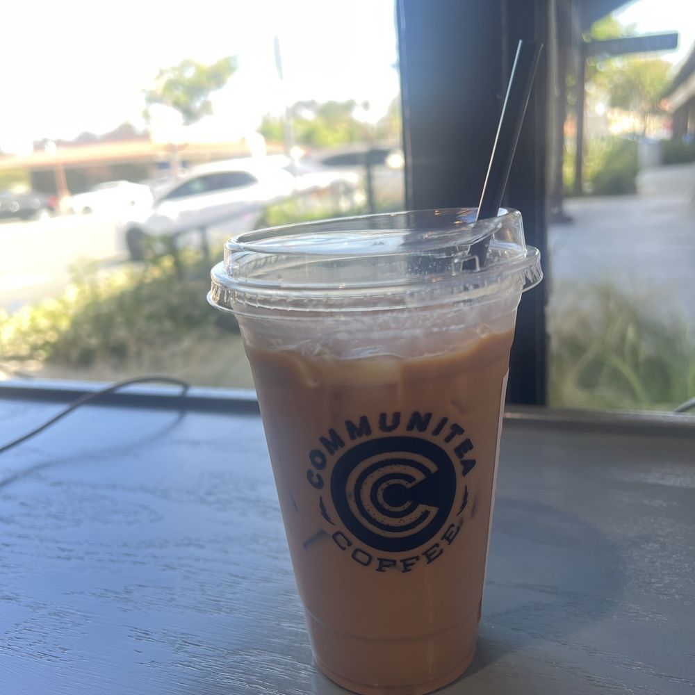Communitea Coffee - Iced latte with oat milk - Coffee & Tea Near Me - Brea, California Communitea Coffee - Iced latte with oat milk - Coffee & Tea Near Me - Brea, California