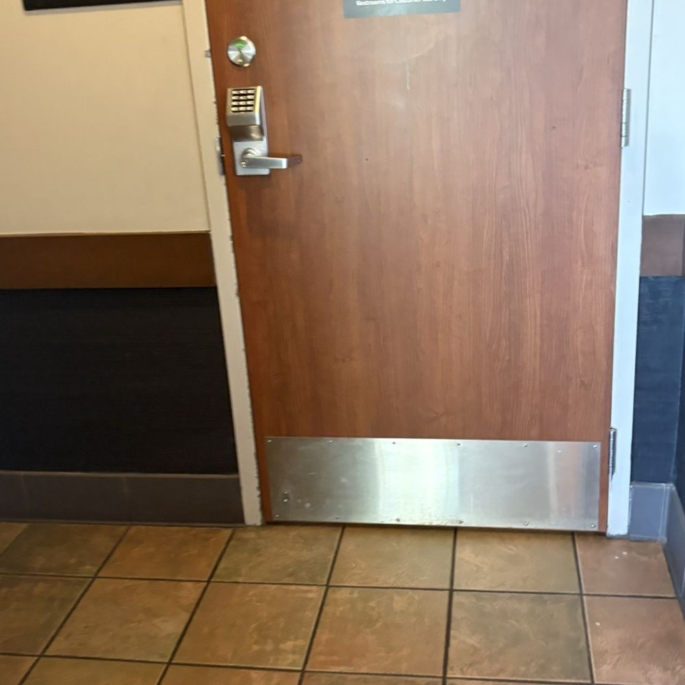 Restroom door Restroom door