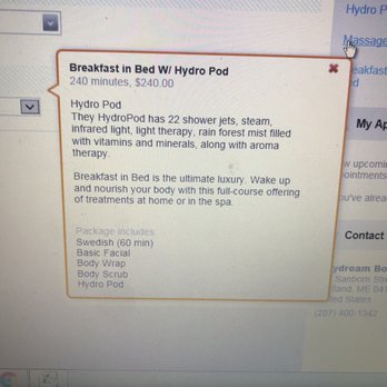 Daydream Bodyworks - Package description from their website - Massage Near Me - Portland, Maine Daydream Bodyworks - Package description from their website - Massage Near Me - Portland, Maine
