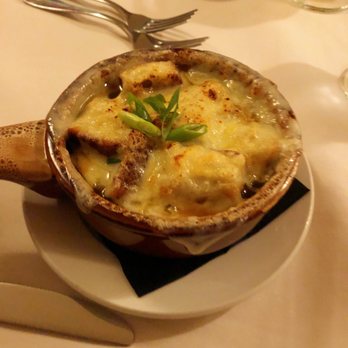 Mendon 64 - French Onion Soup, the onions were sweet yet tender and it was probably the best French onion soup i've ever tried! - New American Near Me - Mendon, New York