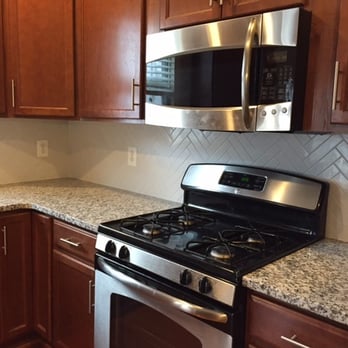 Wess' Home Improvement - herringbone tile individually cut and placed for kitchen backsplash - Plumbing Near Me - Dumfries, Virginia Wess' Home Improvement - herringbone tile individually cut and placed for kitchen backsplash - Plumbing Near Me - Dumfries, Virginia
