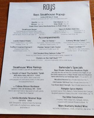Menu photo 6 Ray's Café Seattle, WA Menu photo 6 Ray's Café Seattle, WA