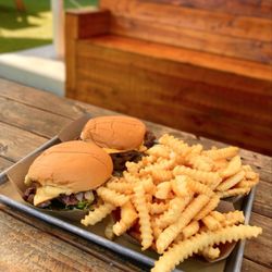 The Yard - Liberty Combo x2...one is a single patty , the other is a double.