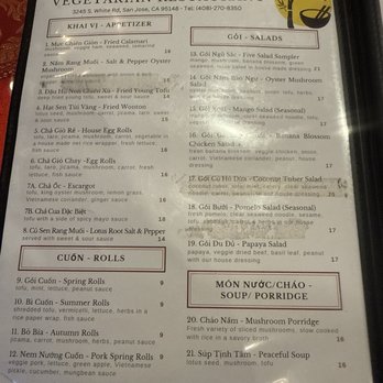 Golden Bamboo Vegetarian Restaurant - Page 1 - Vegetarian Near Me - San Jose, California