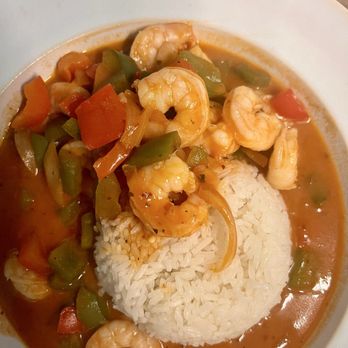 Chez Olga - Shrimp Creole - Excellent - Caribbean Near Me - Grand Rapids, Michigan