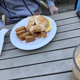 Croissant egg sandwich Croissant egg sandwich