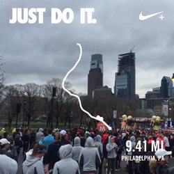 Hot Chocolate 15k and 5k - Didn't train as much as I should have but whatever... happy to finish.