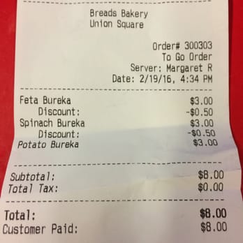 Breads Bakery - Union Square - At first I thought they have a discount, but in fact it's $3 even if you just buy 1. - Bakeries Near Me - New York, New York