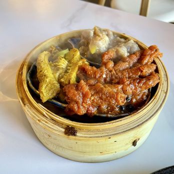 Treasure - triple blessings steamed platter - Dim Sum Near Me - Belmont, California