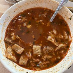 Tacos Con Todo - This makes 2 bowls of Menudo