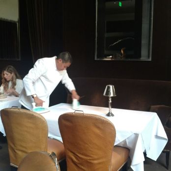 Spruce - Ironing the tablecloth; Attention to details! - American Near Me - San Francisco, California Spruce - Ironing the tablecloth; Attention to details! - American Near Me - San Francisco, California
