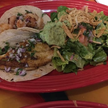 Salsa & Beer - Fish & shrimp tacos with salad - Mexican Near Me - Van Nuys, California Salsa & Beer - Fish & shrimp tacos with salad - Mexican Near Me - Van Nuys, California