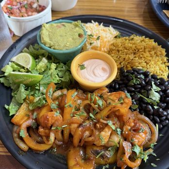 Mexicali Blue - Mexican Restaurant & Happy Hour - Shrimp Teriyaki Fajitas - Mexican Near Me - Wappingers Falls, New York