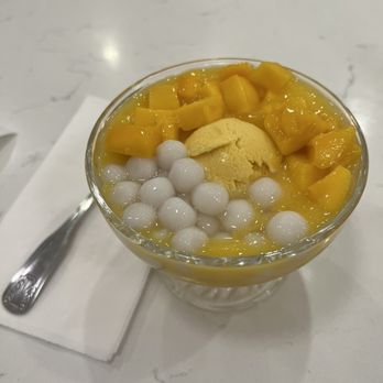 Mango Mango - A4. Mango Juice with Rice Ball - Desserts Near Me - Long Island City, New York