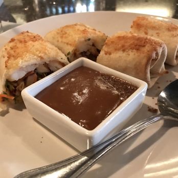 Montage - Shrimp spring roll with peanut sauce - Wine Bars Near Me - Cedar Falls, Iowa