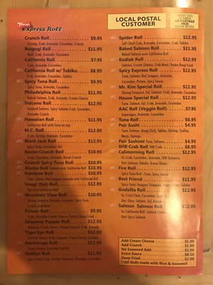Menu photo 4 Tempura Express Anchorage, AK