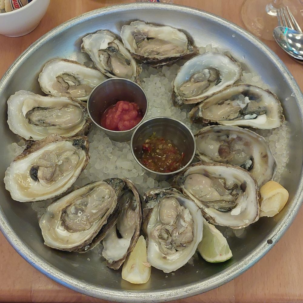 $1 Oysters on the half shell on Monday nights