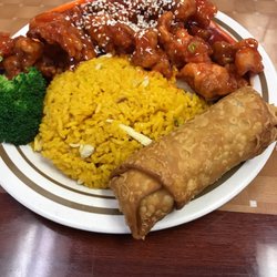 China House - Sesame chicken lunch special