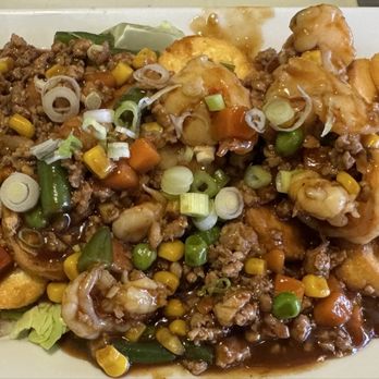 Bamboo Cafe - Ground pork over egg tofu! Delicious sauce over a smooth tofu! - Chinese Near Me - Glendale, Arizona