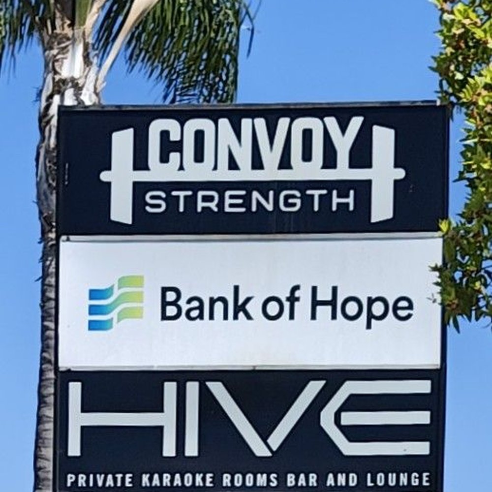 Plaza sign