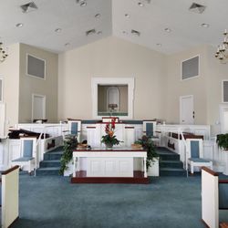 Triune Baptist Church - The church sanctuary.