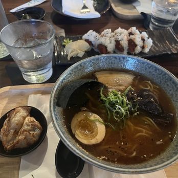 Ganzo Sushi - Shoyu Ramen and Spicy Tuna Roll - Ramen Near Me - Delray Beach, Florida