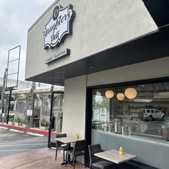 Daughter’s Deli - Outside seating. - Bagels Near Me - Los Angeles, California Daughter’s Deli - Outside seating. - Bagels Near Me - Los Angeles, California