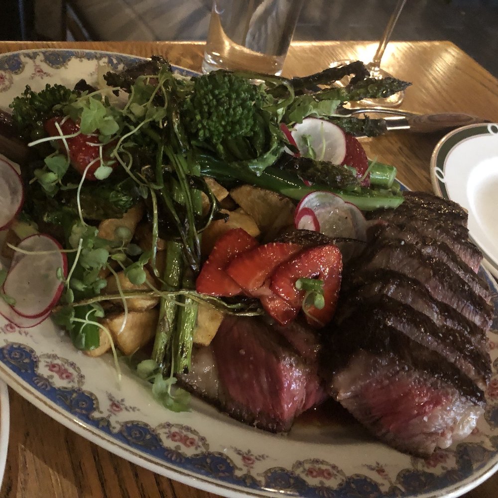 Deadhorse Hill - Horse Feast- tomahawk steak, seasonal summer salad, duck fat potatoes. - New American Near Me - Worcester, Massachusetts
