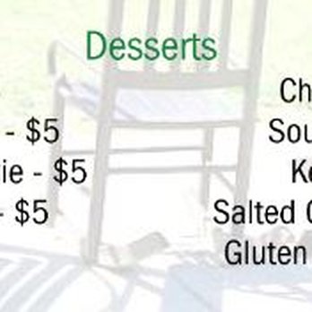 Veranda - Current Dessert List - Desserts Near Me - Black Mountain, North Carolina