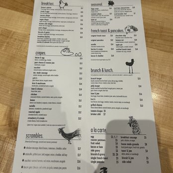 Rooster - Downtown - Food menu - Creperies Near Me - St. Louis, Missouri