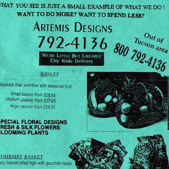 Artemis Designs - Florists Near Me - Tucson, Arizona Artemis Designs - Florists Near Me - Tucson, Arizona