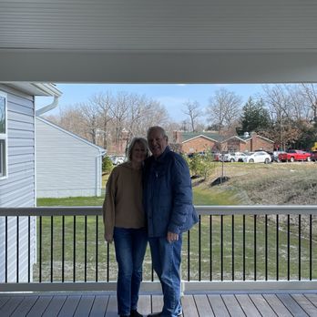 Max Decks - Our first of many happy customers. Congrats on your new deck. - Decks & Railing Near Me Max Decks - Our first of many happy customers. Congrats on your new deck. - Decks & Railing Near Me