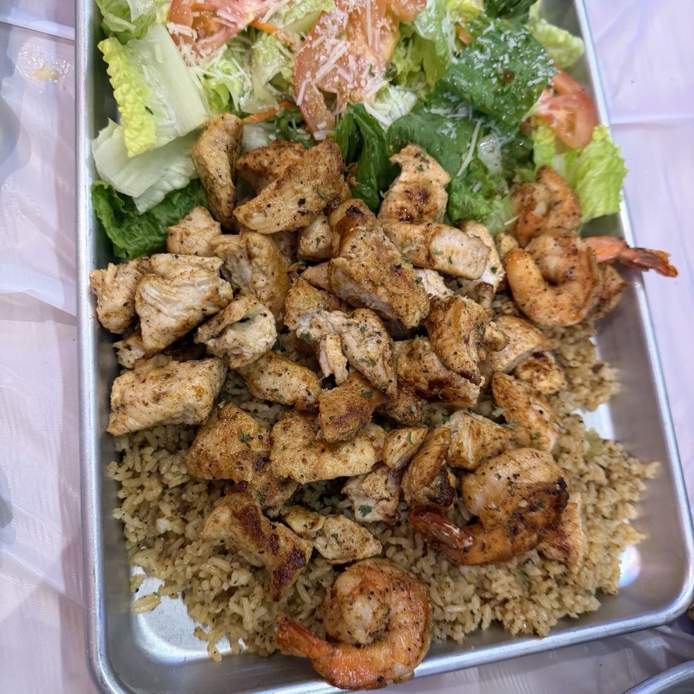 Blackened chicken & shrimp Blackened chicken & shrimp