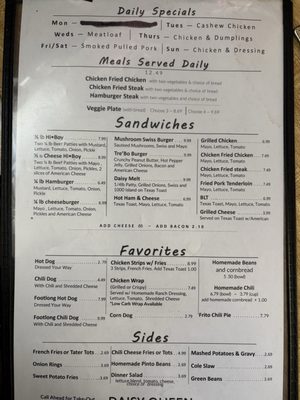 Menu photo 5 Daisy Queen Harrison, AR