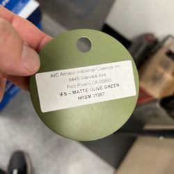 AIC Powder Coating - color sample