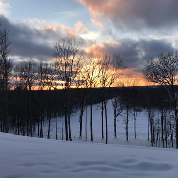 Two Hats Ranch - Beautiful view of the land from the back-porch! Wow what a sunset! - Bed & Breakfast Near Me - Big Rapids, Michigan
