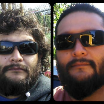 Custom Barbers - Before Shaggy Wild man. After Refined Wild man! - Barbers Near Me - Fullerton, California Custom Barbers - Before Shaggy Wild man. After Refined Wild man! - Barbers Near Me - Fullerton, California